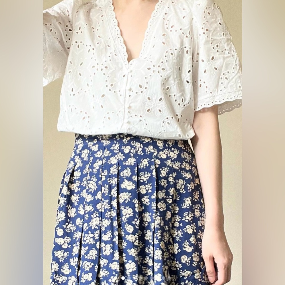Sézane Alicia Skirt in Cara Print FR 42 / US 10 - Picture 4 of 16